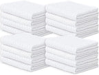 Looperry White Terry Cloth Rags 16"x19" Inches Ribbed by Looperry