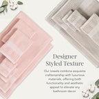 NY Loft 100% Cotton Hand Towel 6 Pack Hand Towel Set | Super Soft & Absorbent - Image 5