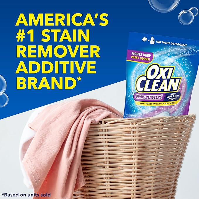 OxiClean Odor Blasters Odor and Stain Remover Laundry Power Paks, 24 Ct - Image 9