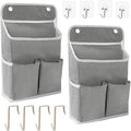 2-Pack Hanging Storage Organizer, Over The Door Hanging Bags/Wall Baskets by LASAMOLL