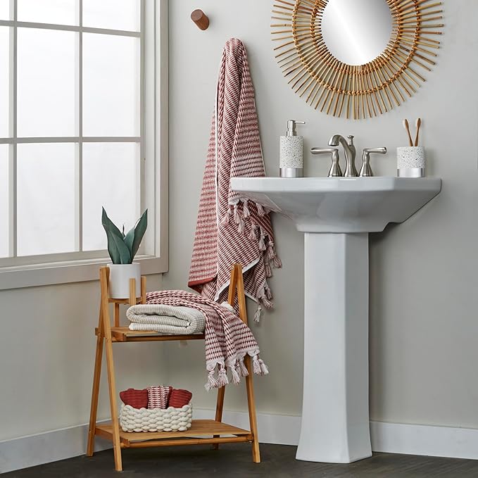 SKL Home Longborough 100% Turkish Cotton Premium Bath Towel, 640 GSM, Soft & - Image 3