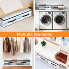 6 Pack Under Bed Storage Bags, 90L Foldable Clear Storage Containers - Image 7