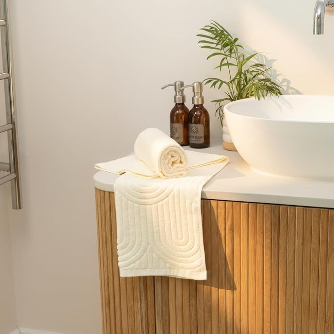 KIBAGA Decorative Hand Towels for Your Bathroom Or Kitchen – Luxurious Set of 2 - Image 2