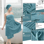 8 Piece Bathroom Towel Set |2 Oversized Large Bath Towels Sheet, 2 Hand Towels - Image 3