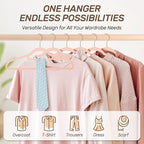 Velvet Hangers 30 Pack with Rose Gold Hooks, Space Saving & Heavy Duty Slim - Image 6
