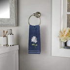SKL Home Farm Hydrangea 100% Cotton 3D Embroidered 2pc Hand Towel Set, - Image 3