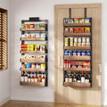 6-Tier Over The Door Pantry Organizer, Heavy-Duty Metal Wall Mount or Hanging by DAOTENGQL