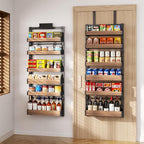 6-Tier Over The Door Pantry Organizer, Heavy-Duty Metal Wall Mount or Hanging by DAOTENGQL