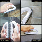 Grout Cleaning Brush Set Heavy Duty Hand Grout Scrub Brush & Detail Cleaning - Image 8