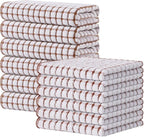 Kitinjoy Cotton 12 Pack Kitchen Towels and Dishcloths Sets, 16 x 25 Inch & 12 X by Kitinjoy