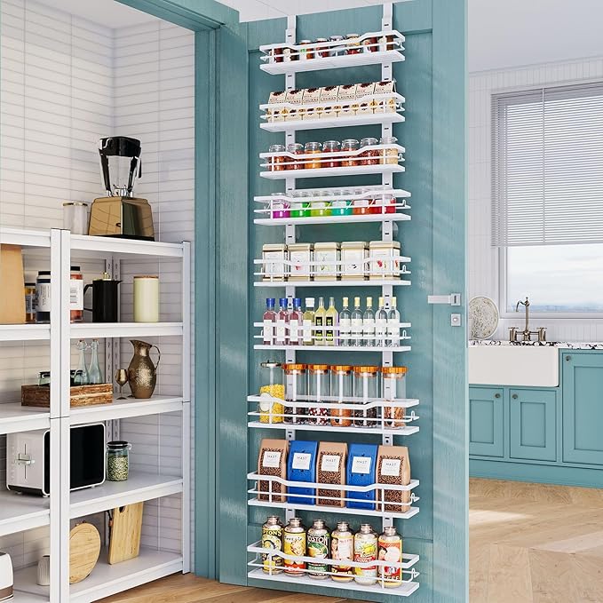 Over The Door Pantry Organizer，9-Tier Over The Door Organizer by Unknown