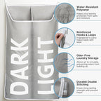 Hanging Laundry Hamper Bag XL 40x22", Space Saving over the Door Storage Bags - Image 5