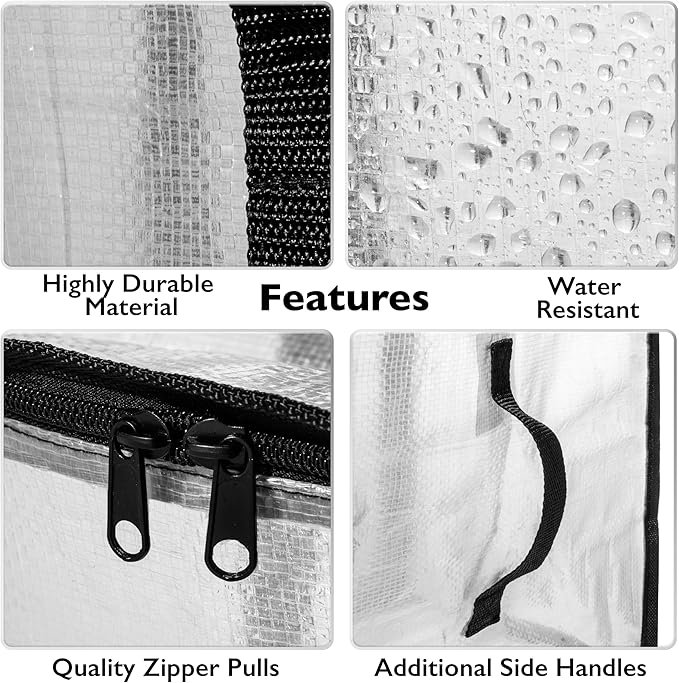 ClearSpace Heavy Duty Moving Bags or Storage Bags – Clear Storage Bins - Image 3