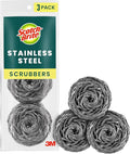 Scotch-Brite Stainless Steel Scrubbers, Scouring Pads by Scotch-Brite