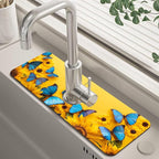 Kitchen Sink Splash Guard Faucet Mat Super Absorbent Fast Drying Mat Guard by Unknown