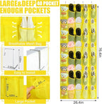 Windyun 40 Over the Door Shoe Organizer Large Mesh Pocket Hanging Shoe Rack - Image 2