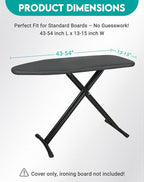 2025 Reinforced Ironing Board Cover and Pad, 15x54 Standard Size, Extra Thick - Image 7