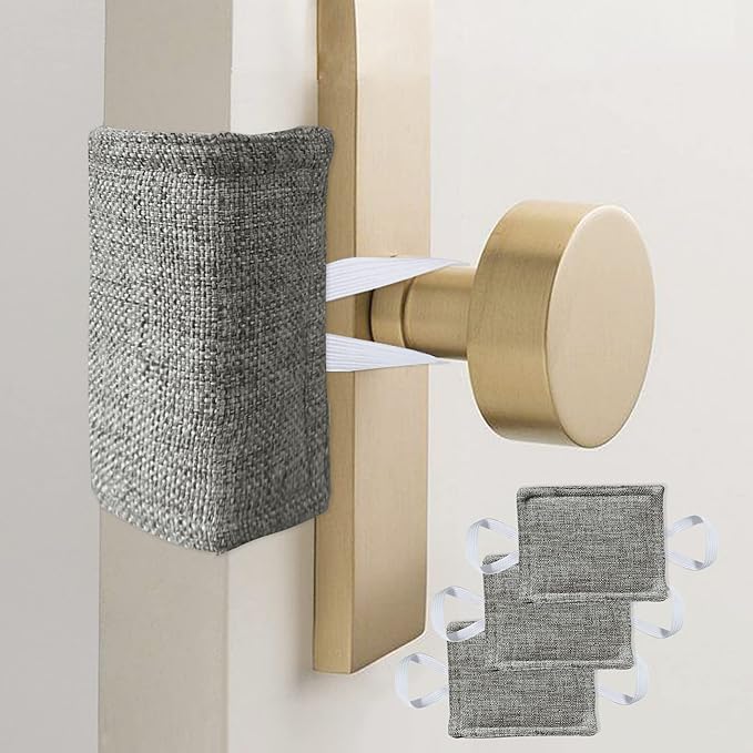 Door Silencer Door Latch Covers Padded Cushion Quiet Closer Door Lock Cover by WARMTONE