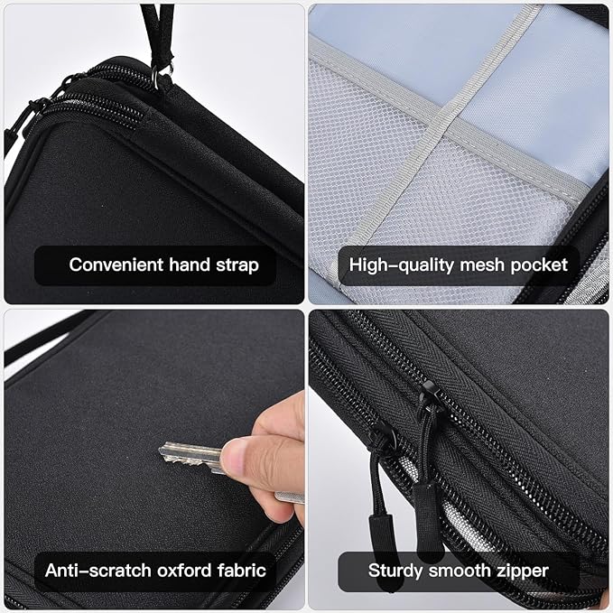 Large Electronics Travel Organizer Case, Electronic Accessories Carry Case - Image 6