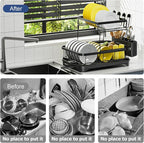 Dish Drying Rack 2-Tier Dish Racks - Image 2