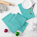 Homaxy Premium Kitchen Towels, Large Cotton Kitchen Hand Towels, Flat and Terry - Image 5
