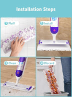 AIR U+ 48 Pack Disposable Power Mop Pads Refills - Image 5