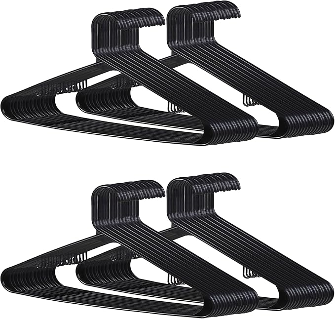 SUPER DEAL Plastic Hangers 100 Pack, Clothes Hangers - Image 6