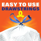 Hefty Ultra Strong 13 Gallon Trash Bags, Tall Kitchen Trash Bags 13 Gallon Size - Image 8