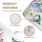 Spring Floral Birds Dish Drying Mat Summer Butterfly Flowers Kitchen Dish - Image 2