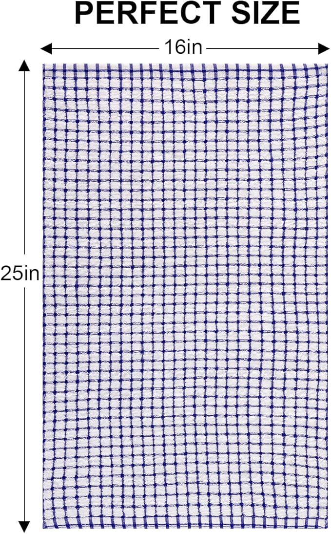 Kitinjoy Cotton 6 Pack Terry Kitchen Towels, 16 x 25 Inches Super Soft and - Image 6