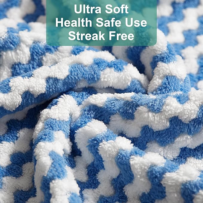 JOYMOOP Microfiber Cleaning Cloth, Absorbent Streak Free Lint Cleaning Cloths - Image 5