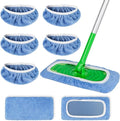 5 Pack Reusable Microfiber Mop Pads Compatible by AmaVins