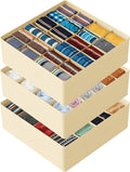 SpaceAid Sock Drawer Organizer Divider 3 Pack, 64 Cell Dresser Closet Nursery by SpaceAid