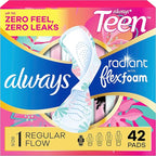 Always Radiant Teen Pads, Size 1, by Always