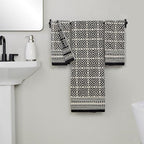 SKL Home Diamond Grid 100% Cotton Premium Bath Towel, 600 GSM, Soft & Absorbent - Image 2