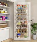 Over The Door Pantry Organizer, Wall Mount Spice Rack, Pantry Hanging Storage by Mefirt