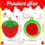 Vesici 10 Pieces Fruit Dish Scrubber Non Scratch Cleaning Sponge Double Layered - Image 2