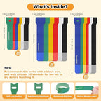 70 Pack Assorted Cable Ties Multi-Color - Image 2