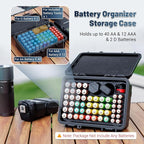 Hard Shell Battery Organizer Holder - Image 2