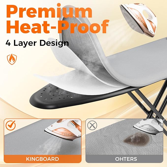 APEXCHASER Ironing Board, Compact Iron Board - Image 4