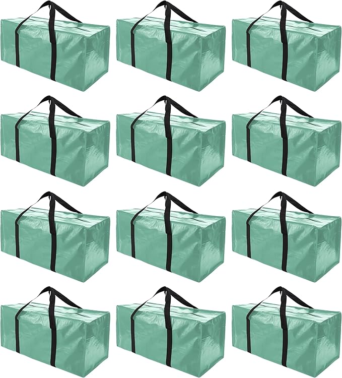 12 Pack Extra Large Moving Bags by PANDA+JOYS