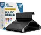 Lifemaster Plastic Clothes Hanger Set by LIFEMASTER