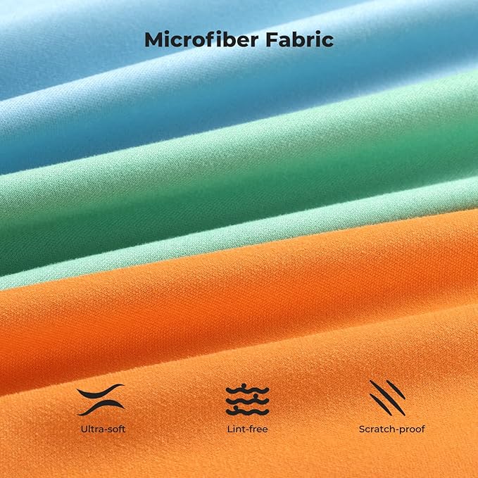 K&F CONCEPT 12 Pack Lens Cleaning Cloth | Microfiber Cleaning Cloth | Glasses - Image 3