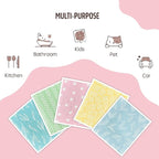 Swedish Dishcloths for Kitchen, 5 Pack Reusable Paper Towels Washable, Super - Image 5