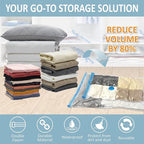 Cozy Essential Vacuum Storage Bags, Compression Space Saver Bags - Image 2