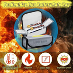 2PCS Lipo Battery Safe Bag, Fireproof Protection, Explosion-Proof, Battery - Image 6