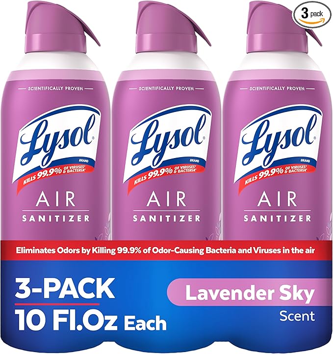 Lysol Air Sanitizer Spray with Bacterial Odor Eliminator by Lysol