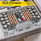 Battery Daddy Storage & Organizer Case w/Tester, Stores & Protects Up to 180 - Image 3