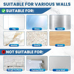 10 Pack Shower Caddy Adhesive Replacement, Shower Shelf Strong Adhesive Hooks - Image 6