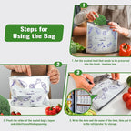 Reusable Aluminum Foil Food Storage Bags - Image 7